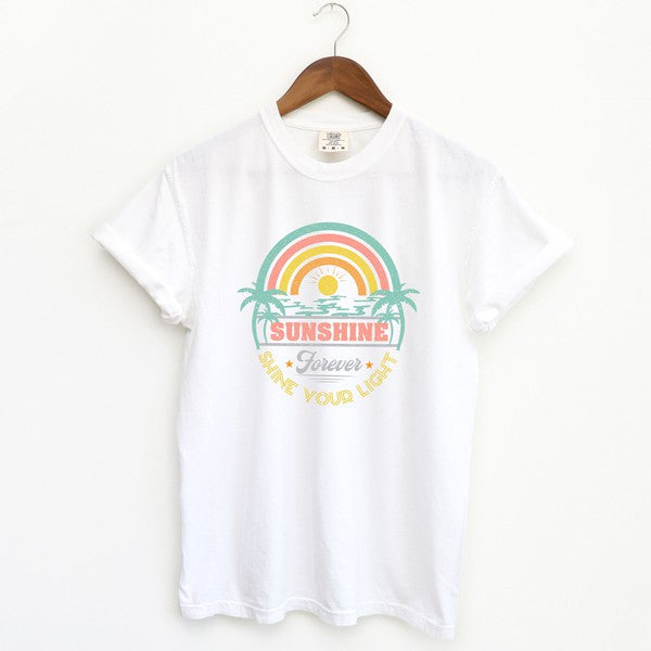 Sunshine Forever Grunge Garment Dyed Tee
