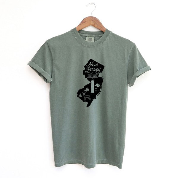 New Jersey Vintage Garment Dyed Tee