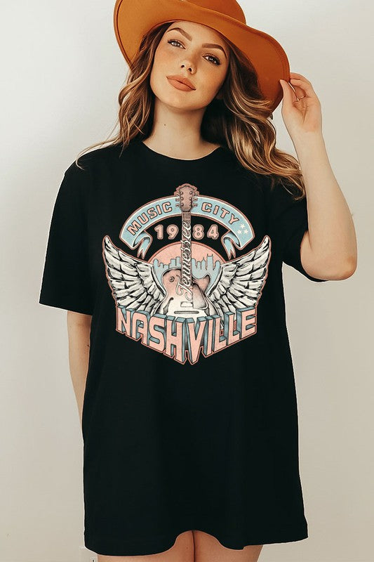 Nashville Music City Graphic Top