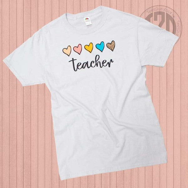 Teacher Sketch Heart T-Shirt