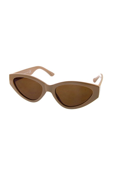 Womens cat eye retro plastic sunglasses