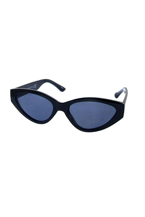 Womens cat eye retro plastic sunglasses