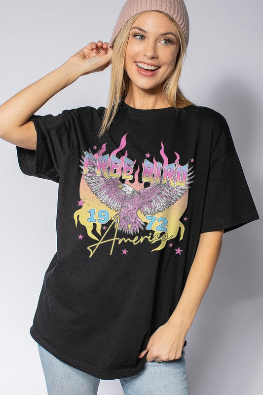 FREE BIRD GRAPHIC TEES