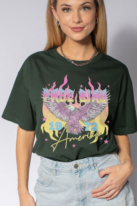FREE BIRD GRAPHIC TEES