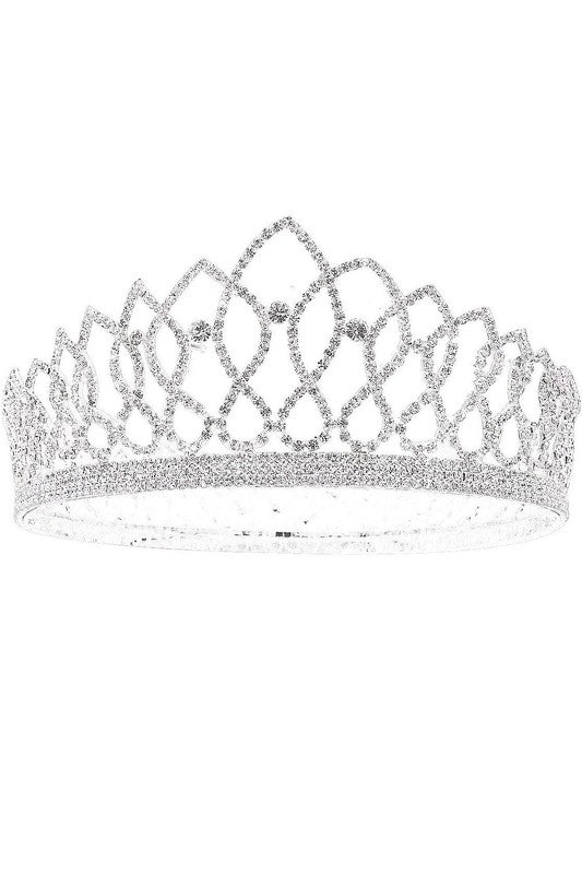 Infinity Torch Inspired Rhinestone Crown
