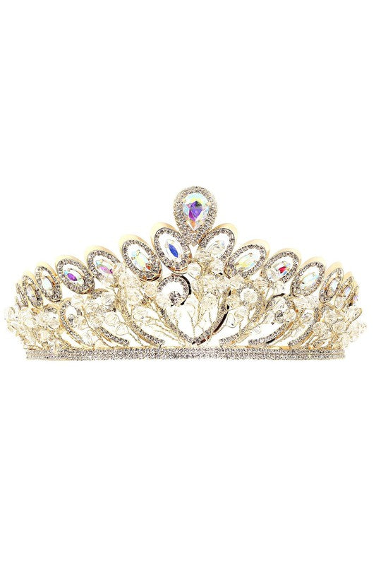 Oval Lightweight Handmade Crystal Tiara