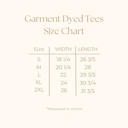 Endless Summer Garment Dyed Tee