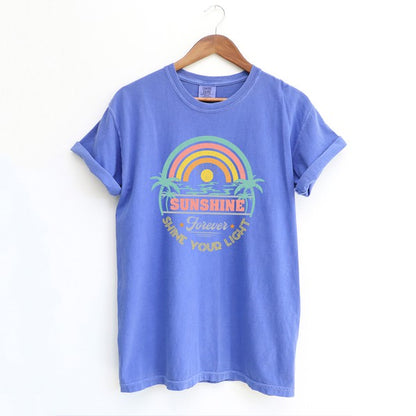 Sunshine Forever Grunge Garment Dyed Tee