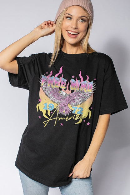 FREE BIRD GRAPHIC TEES