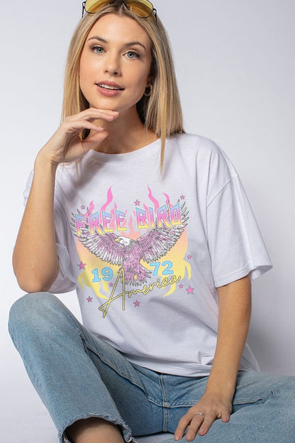 FREE BIRD GRAPHIC TEES