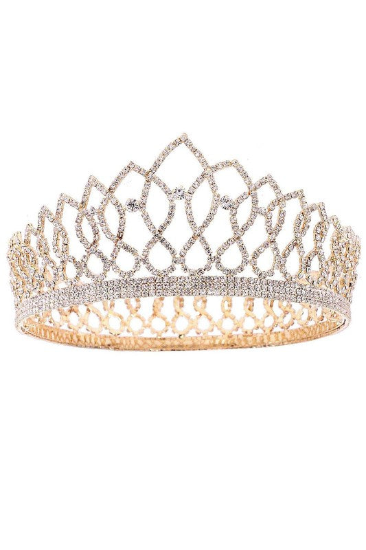 Infinity Torch Inspired Rhinestone Crown