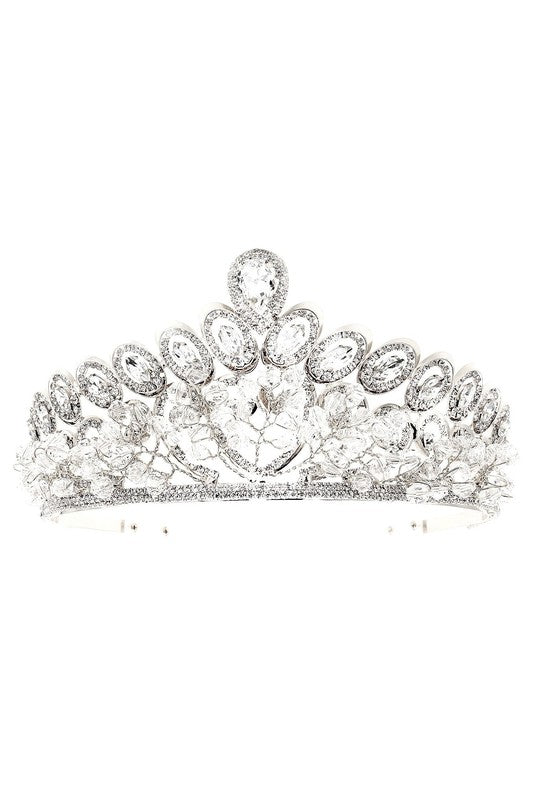 Oval Lightweight Handmade Crystal Tiara