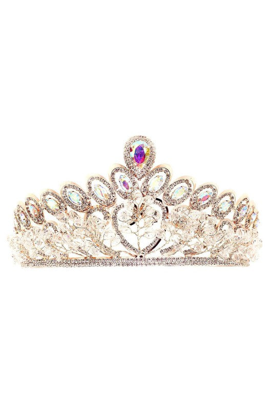 Oval Lightweight Handmade Crystal Tiara